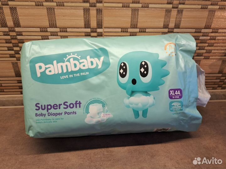 Подгузники трусики 5 Palmbaby 12-17 кг и ботинки