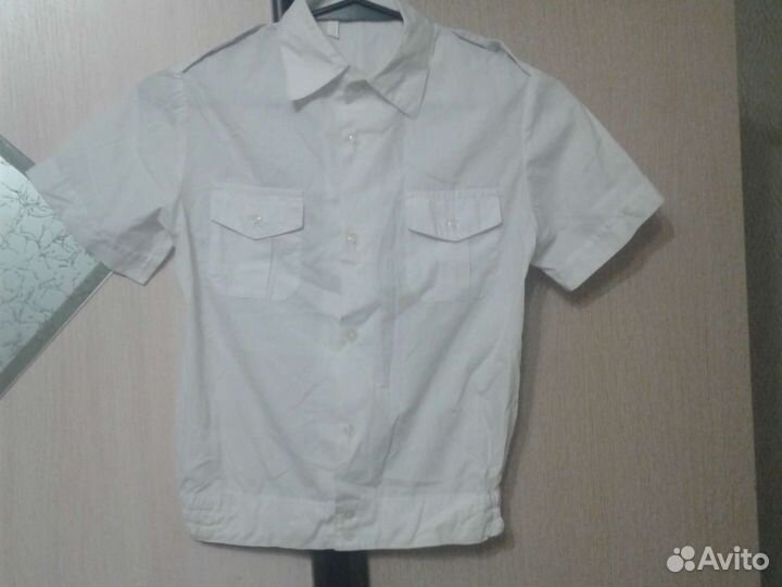 Рубашка белая форменая р.36 мтл, 33 школа