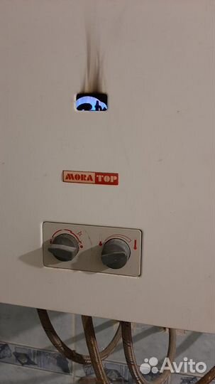 Газовый проточный водонагреватель mora top vega 10