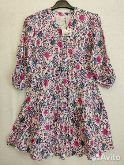 Летнее платье zara 40(164 рост)
