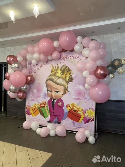 Банер на день рождения фотозона