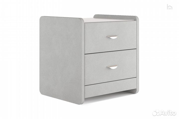 Тумба прикроватная с двумя ящиками Люкс 2