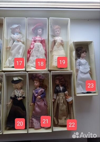 Куклы Коллекционные Дамы эпох