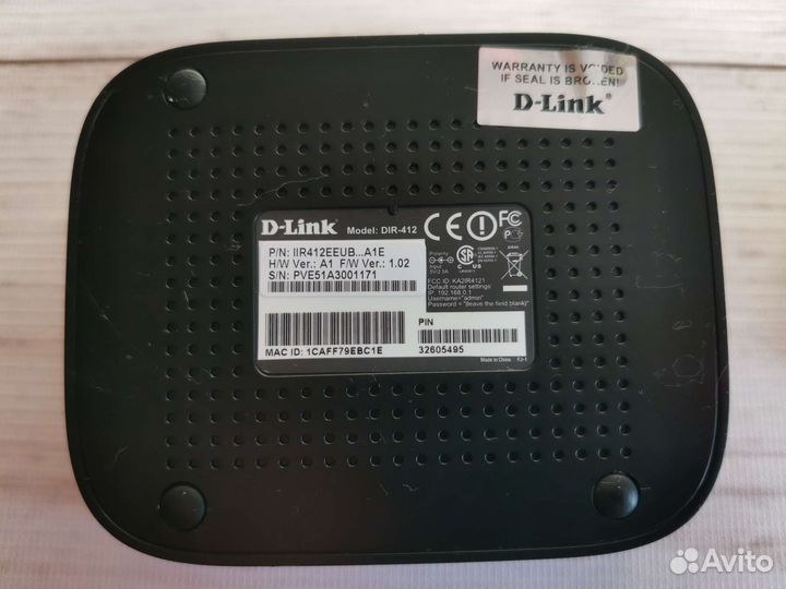 Wi fi роутер D-link dir 412