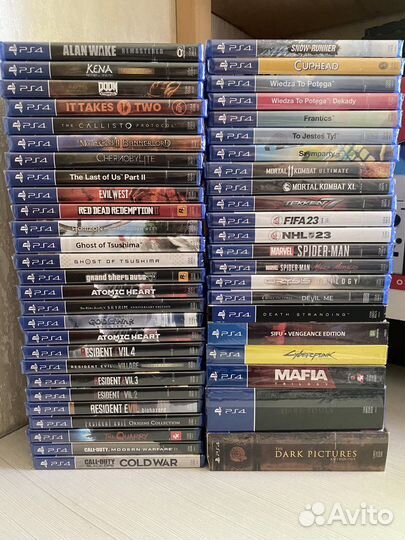 Много Игр для Sony Playstation 4 (Новые и Б/У)