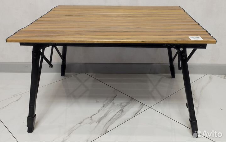 Стол туристический, под дерево, выдвижные ножки