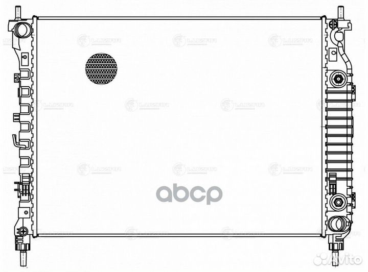 Радиатор охл. для а/м Chevrolet Captiva/Opel