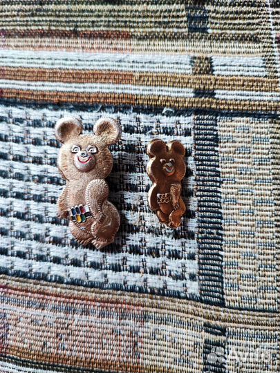 Значки Олимпийский мишка