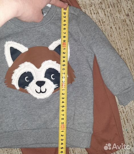 Комплект cartes для мальчика джемпер и брюки 86