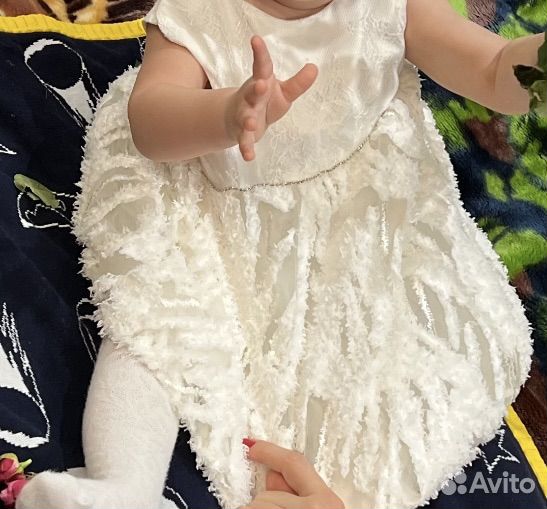 Детское нарядное платье 80 размер новое