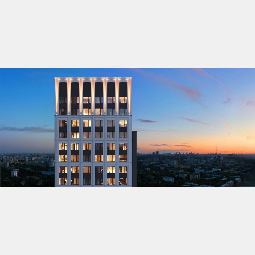 2-к. квартира, 71,9 м², 22/41 эт.