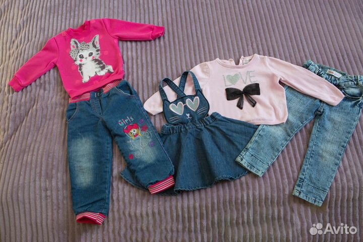 Вещи пакетом на девочку 2 года