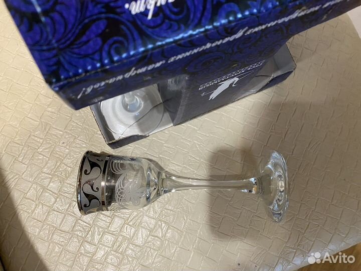 Бокалы, чайные пары,стаканы,креманки,ложки