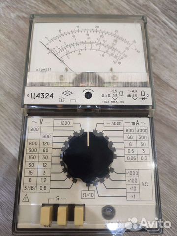 Комбинированный прибор Ц4324 (мультиметр ссср) купить в Новосибирске ...