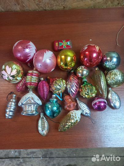 Елочные игрушки СССР советские