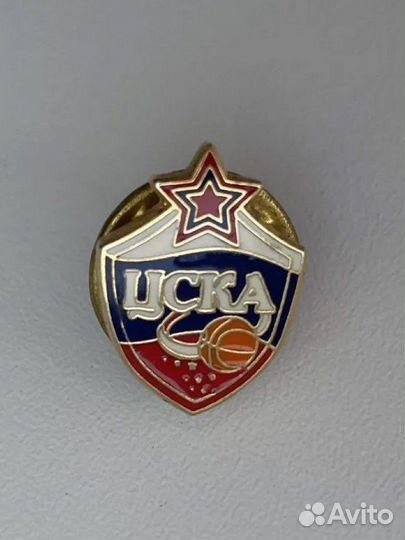 Значок бк цска Баскетбол Москва Россия