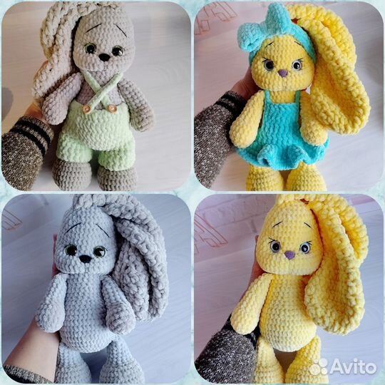 Игрушки из плюшки