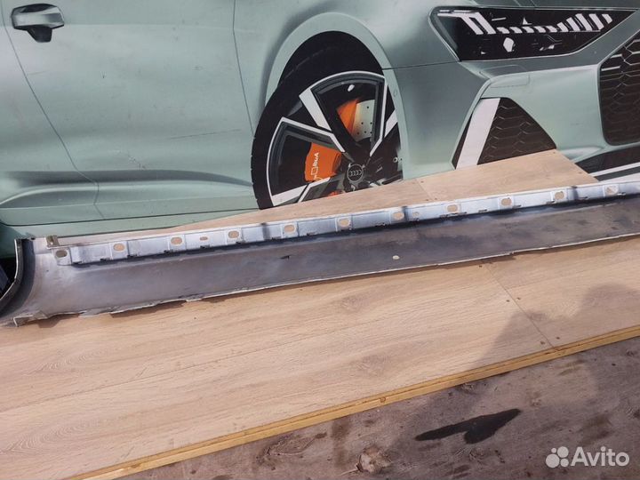 Audi a8 d3 накладка порога левая декоративная