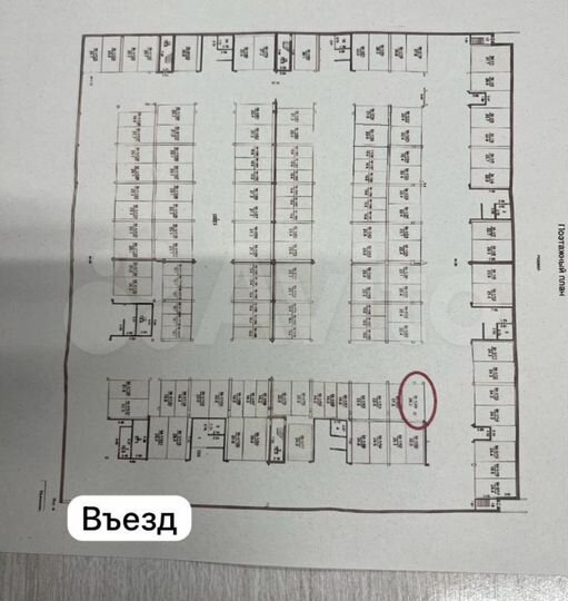 Машиноместо, 26 м²