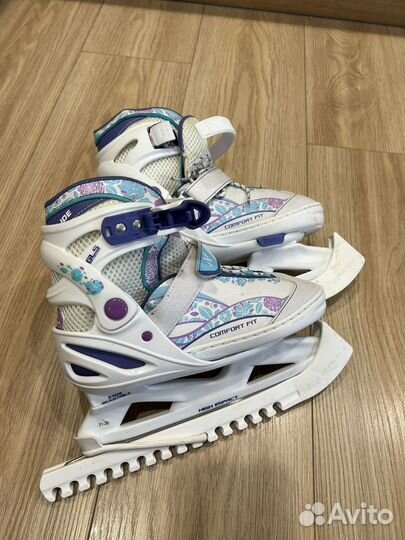 Коньки раздвижные nordway 31-36