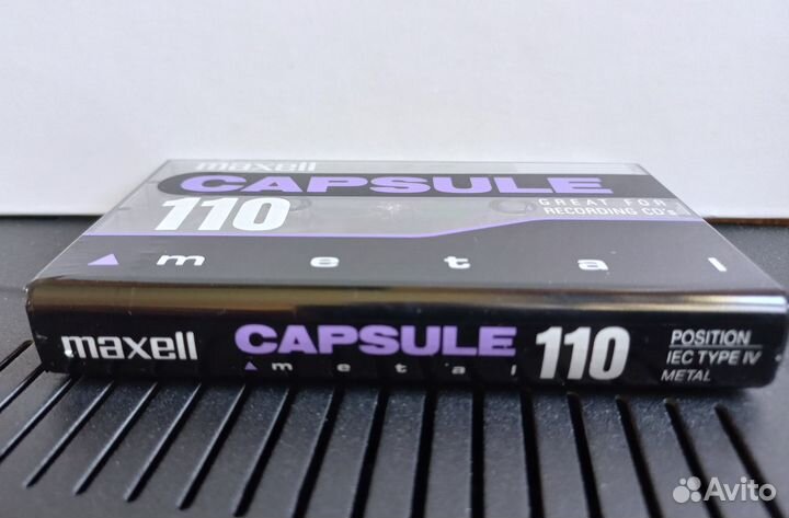 Аудиокассетa Maxell capsule 110 Metal