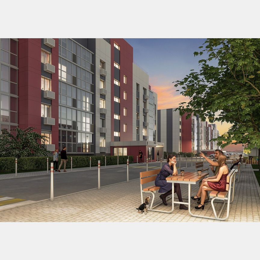 1-к. квартира, 41 м², 4/5 эт.