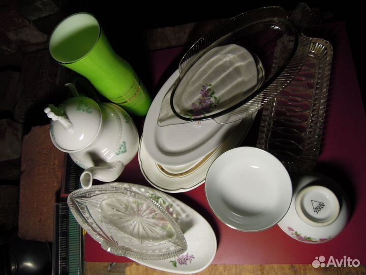 Посуда времён СССР для праздников