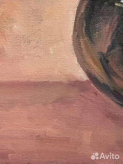 Картина маслом Букет Цветы Хризантемы, холст