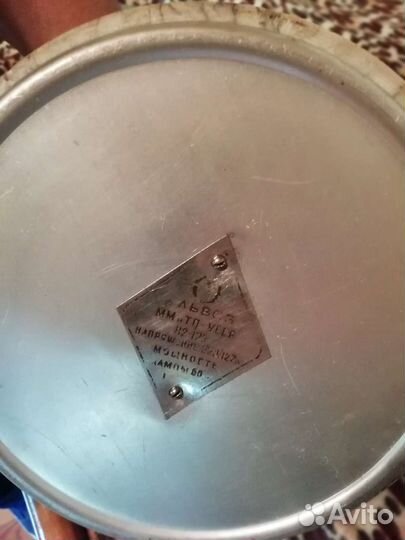 Лампа СССР настольная мрамор