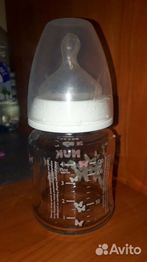 Бутылочка Нук. Стекло