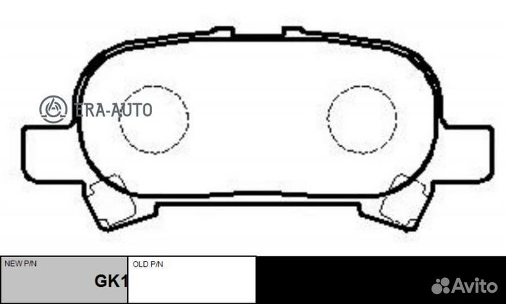 CTR GK1045 / CKT-31 Колодки тормозные дисковые зад