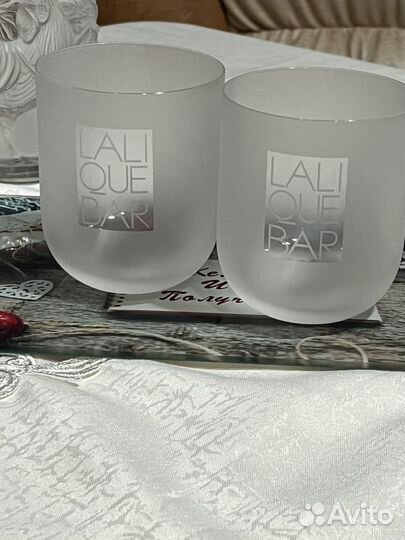 Стаканы Lalique (2шт) новые