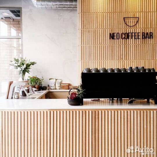 Стойка для кофе, барная стойка кофе