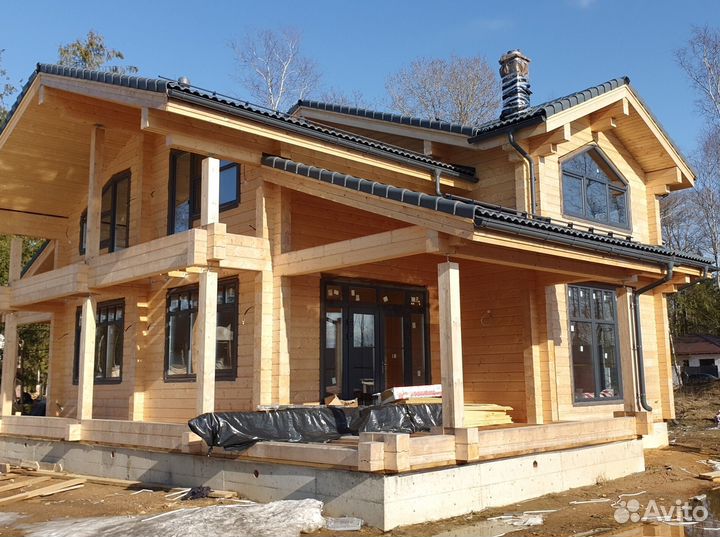 Домокомплект из клееного бруса, ель, 140 на 230