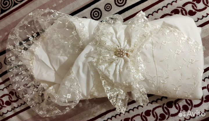 Конверт на выписку для девочки зима