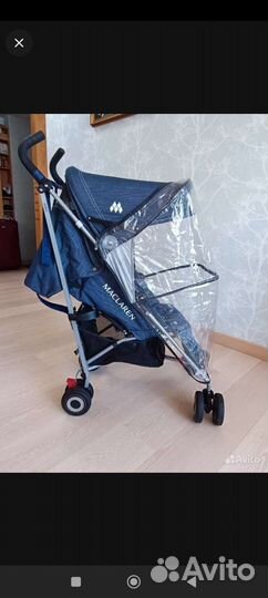 Коляска трость Maclaren quest, цвет деним индиго