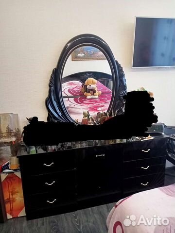 Трюмо трельяж зеркало, кровать