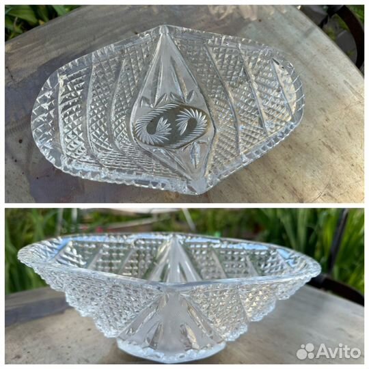 Салатник хрустальный