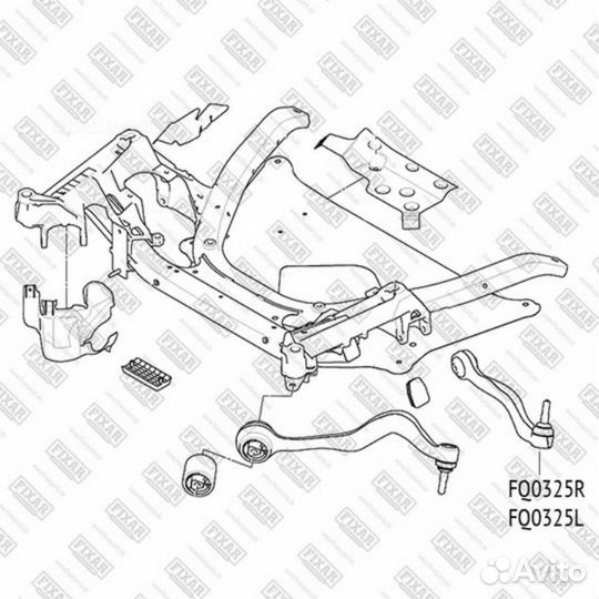 Fixar FQ0325L Рычаг подвески передний нижний левый