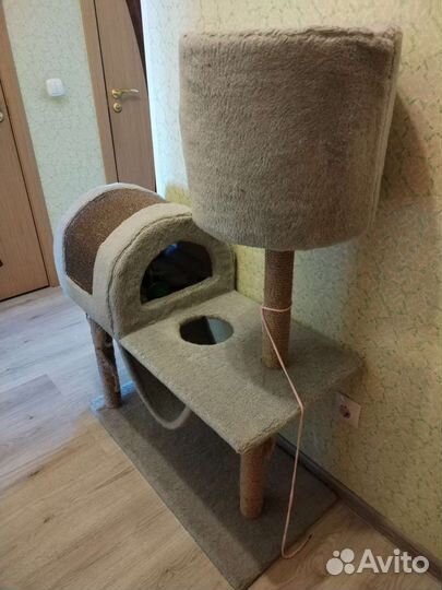 Домик для кошки с когтеточкой