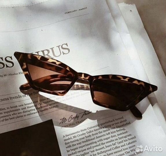 Очки леопардовые