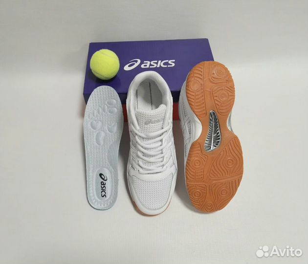 Кроссовки asics теннисные артикул 2219 белый