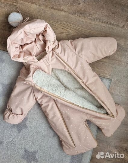 Детский зимний комбинезон-трансформер для девочки