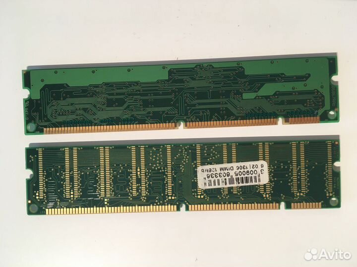 Оперативная память sdram 128 Мб (Hynix, Corsair)