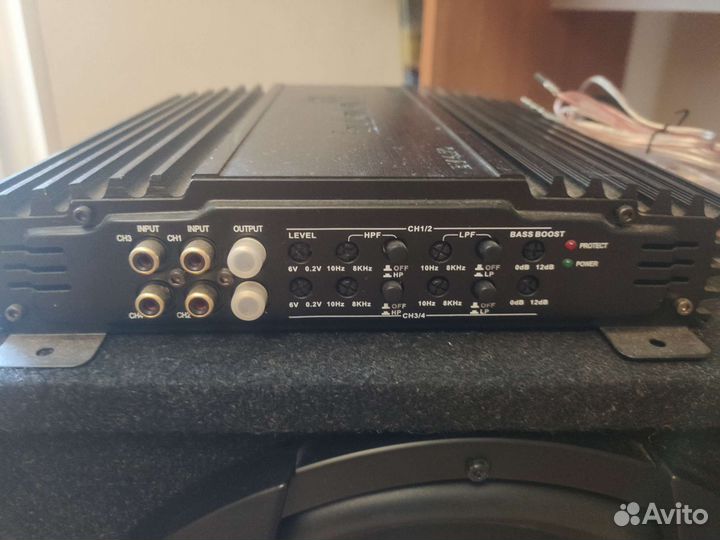 Сабвуфер и усилитель Alpine и Ural