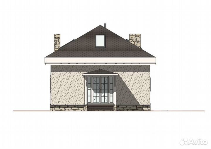 Дом из клееного бруса Прованс 110 м2 под ключ