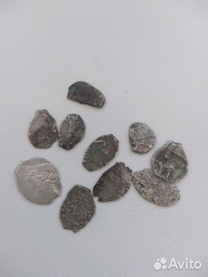 Копейки серебро (чешуя)