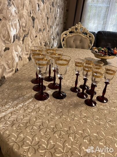 Рюмки и фужеры 12 шт Bohemia