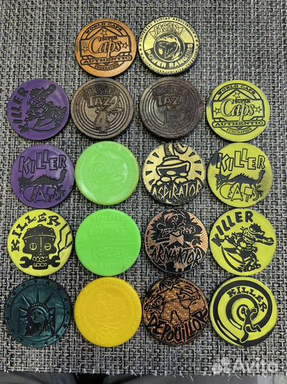 Фишки биты кепсы пог Дисней pog