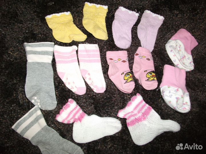 Носочки детские разные
